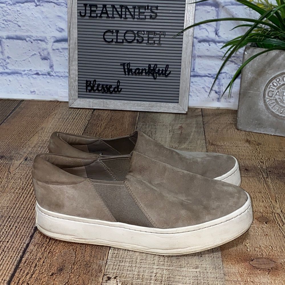 Vince Warren Suede Platform Sneakers